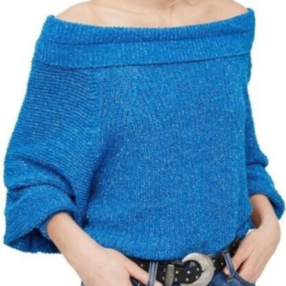 FREE PEOPLE Edessa Oversized Balloon Sleeve Chunky Knit Sweater Boho Size XS EUC - Picture 11 of 11